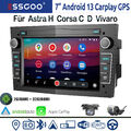 32G Autoradio Carplay Android 13 Für Opel Corsa C D Zafira B Vectra GPS DVR +Kam