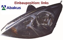 ABAKUS 431-1152L-LDEM2 Hauptscheinwerfer links Scheinwerfer für Ford 