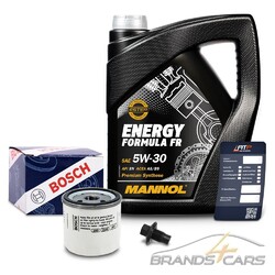 BOSCH ÖLFILTER +5l 5W-30 FÜR FORD C-MAX FIESTA FOCUS 2 3 MONDEO 4 5 KUGA VOLVO# # INKL. 5l 5W-30 MANNOL ENERGY FORMULA FR MOTORÖL # #
