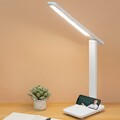 LED Klemmleuchte Dimmbar Akku Leselampe Schreibtisch Büro Leuchte Tischlampe USB