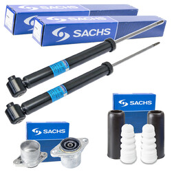 SACHS Stoßdämpfer + Domlager +Protection hinten für VW PASSAT 3B SKODA Superb 3U