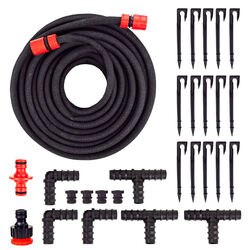 Grafner Perlschlauch Tropfschlauch Gartenschlauch Bewässerungsschlauch Schlauch✔️3 Längen✔️Mit/Ohne Zubehör✔️Gezielte Bewässerung✔️Neu