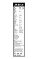 2x Scheibenwischerblatt vorne Flachbalkenwischblatt 3 397 118 996 BOSCH für BMW