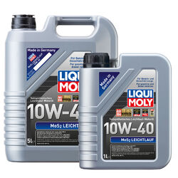 LIQUI MOLY 10W40 6L MOS2 LEICHTLAUF Motoröl für PORSCHE RENAULT ROVER SAAB