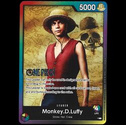 One Piece Card Game Monkey D Luffy 8 Pack Battle Leader Promo English