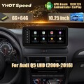 10.25'' CarPlay Android 14 Autoradio GPS Multimedia Player Für Audi Q5 2009-2016