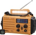 Tragbare Solar Radio, Notfall Radio mit Kurbel, Dynamo Wetter AM/FM/SW Radio,