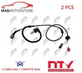 ABS SENSOR DREHZAHLFÜHLER PAAR VORNE NTY HCA-AU-013 2PCS V FÜR AUDI A6 C5,4B2