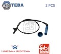 39278 ABS SENSOR DREHZAHLFÜHLER HINTEN FEBI BILSTEIN 2PCS NEU OE QUALITÄT