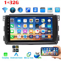Für Smart Fortwo 451 2005-10 Android 14 Autoradio Apple Carplay GPS Navi WIFI