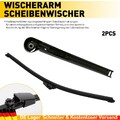 Heck Wischerarm hinten Scheibenwischer Kit für VW TOURAN 1T1, 1T2 2003- Schwarz