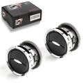 2x Lüftungsdüse schwarz chromfarben für Ford Fiesta VI 6 Transit Courier B460