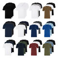 3er Pack BOSS Herren Classic T-Shirts kurzarm Shirts Pure Cotton C-Neck V-Neck