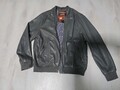 *CHEVIGNON LEDER VINTAGE BOMBER JACKE GR: XXL GRAU TIP TOP