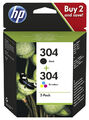 HP 304 HP 304 XL Drucker Patronen Original Multipack Set Tinte Einzelne Farben