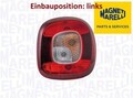 MAGNETI MARELLI 715001135001 Heckleuchte links Rücklicht Hecklicht für Smart 