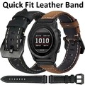 Quick Fit Leder Armband Für Garmin Fenix 8 7 7X Solar 6 6X Pro 3HR 5 5X Plus S60