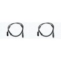 2X MAGNETI MARELLI ABS-SENSOR RADDREHZAHL HINTEN passend für RENAULT LAGUNA