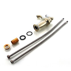 Messing Waschtisch Armatur Retro Wasserhahn Bad Waschbecken Mischbatterie Antik