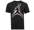 Herren Nike Air Jordan T-Shirt Top T-Shirt - schwarz