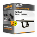 Für Opel Corsa F Fließheck 09.2019- ORIS Anhängerkupplung abnehmbar + 7polig NEU