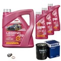 MAHLE Ölfilter 7 L MANNOL Legend+Ester 0W-40 für Honda Civic VIII Stufenheck