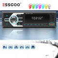 Autoradio 1DIN MP3 Player RDS Bluetooth BT Freisprech 7 Farben USB TF Aux FM tf