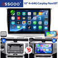 4+64GB Android 13 10,1" Autoradio GPS Navi Wifi BT FM Für VW Passat B7 2010-2014