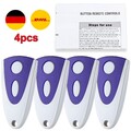 4 Stück Garagentor Handsender für Novoferm Novotron  502/504/512 MIX43-2 ，433MHz