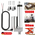 1000N Linear Actuator Elektrozylinder Motor Stabil 12V DC Linearmotor 100mm DHL