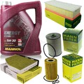 MANN Inspektionspaket 5L MANNOL Energy Combi LL 5W-30 für VW Touran 2.0 TDI 16V