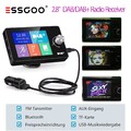 2.8" Auto DAB/DAB+ Autoradio Adapter Bluetooth FM Transmitter EmpfäNger Wireless