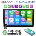 9 Zoll Bluetooth RDS KAM GPS WIFI NAVI BT FM 4+64GB Carplay Android 13 Autoradio