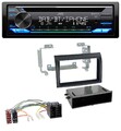 JVC Bluetooth MP3 USB DAB CD Autoradio für Fiat Ducato (2006-2010) schwarz