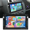 7" Android 14 Autoradio GPS Navi SWC Für VW Polo 9N Golf Jetta MK4 Passat B5 T5