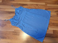MANGO Mini-Kleid mit Herzausschnitt L (40/42) schmale Träger Party Dress blau