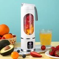 Tragbarer Mixer,Entsafterbecher für Saft-Shakes 450 ml Mini-Mixer mit LED-Displa