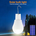 LED Solarleuchte Solar Lampe Glühbirne Campinglampe Außen Garten Beleuchtung DE