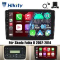 10,1 Zoll Android CarPlay Autoradio GPS Navi + Kamera Für Skoda Fabia 2007-2014