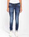 GANG 130923-655-7224 NENA Jeans Denim skinny Fit used Optik Hüftig weich blau