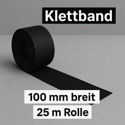 Klettband selbstklebend extra stark 25m x 100mm Haken & Flausch Klettverschluss