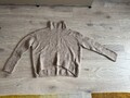 H&M grobstrick Pullover Rollkragen wollmix beige Gr. XS