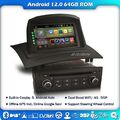64GB 8-Kern Android 13 Autoradio GPS DAB+ Navi SWC CarPlay Für Renault Megane II
