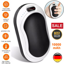 Tragbarer USB Handwärmer Heizung Power Bank Elektrischer Taschenwärmer 10000mAh