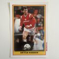 BRYAN ROBSON MANCHESTER UNITED  FC FOOTBALL ROOKIE CARD MONDIAL ENGLAND