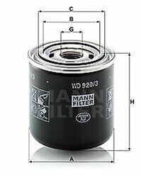 MANN-FILTER WD 920/3 Hydraulikfilter, Automatikgetriebe