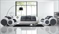 Moderne Sofagarnitur 3+2+1 Sitzer Set Design Sofas Polster Couchen Textil Relax
