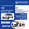 Für VW Golf VII Fliessheck Typ 5G1 e-Golf 09.2012- AHK abn +7pol spez E-Satz TOP
