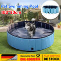 Hundepool Swimmingpool Hunde Pool Faltbar Hundebad Doggy Plantschbecken Becken