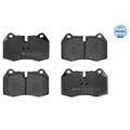 1x ORIGINAL® Meyle 025 214 7118 Bremsbelagsatz, Scheibenbremse Vorne, exkl.